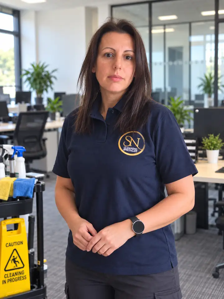 Silvia Nedeva, owner of SN Cleaning Services