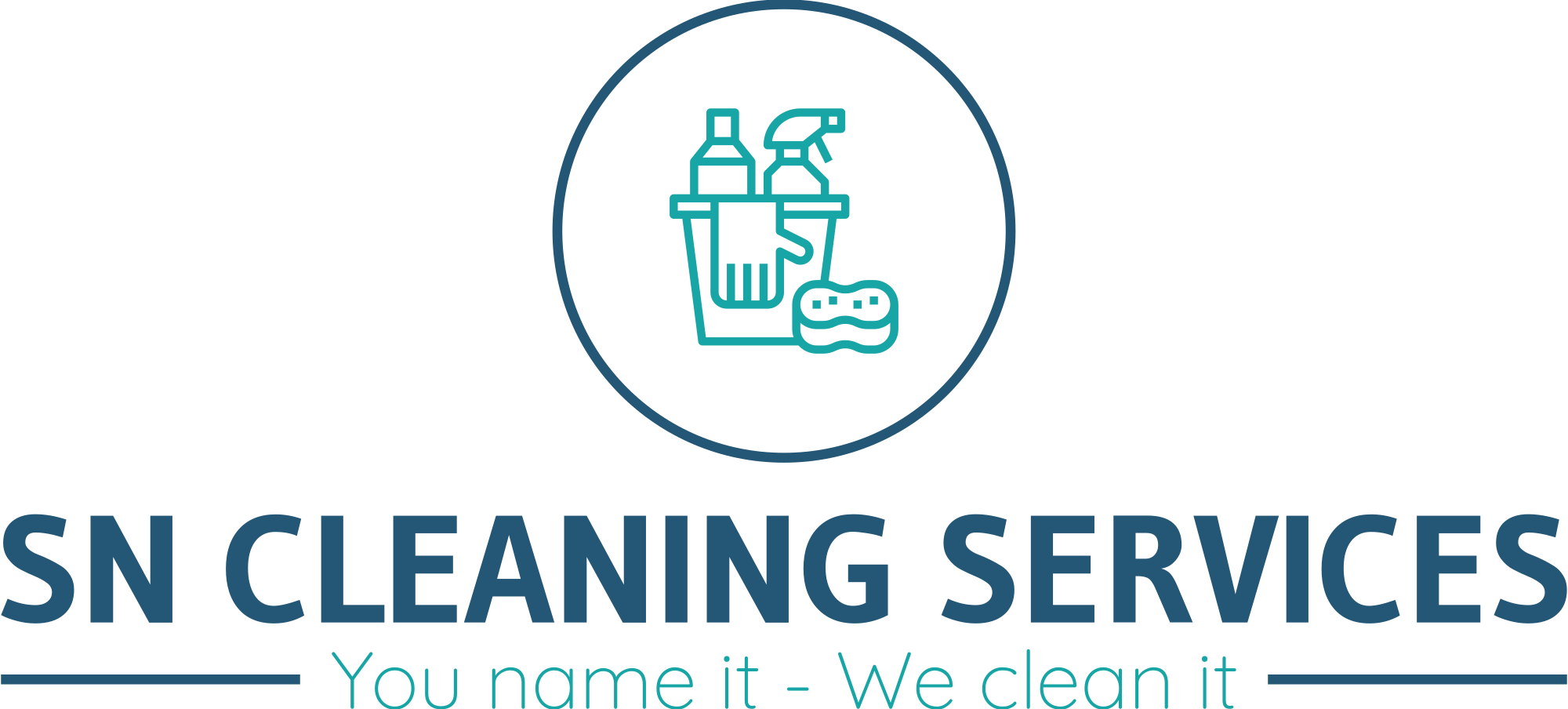 a logo for a cleaning service