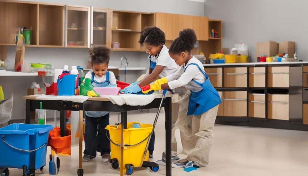 Cleaning Process in Child Care Settings