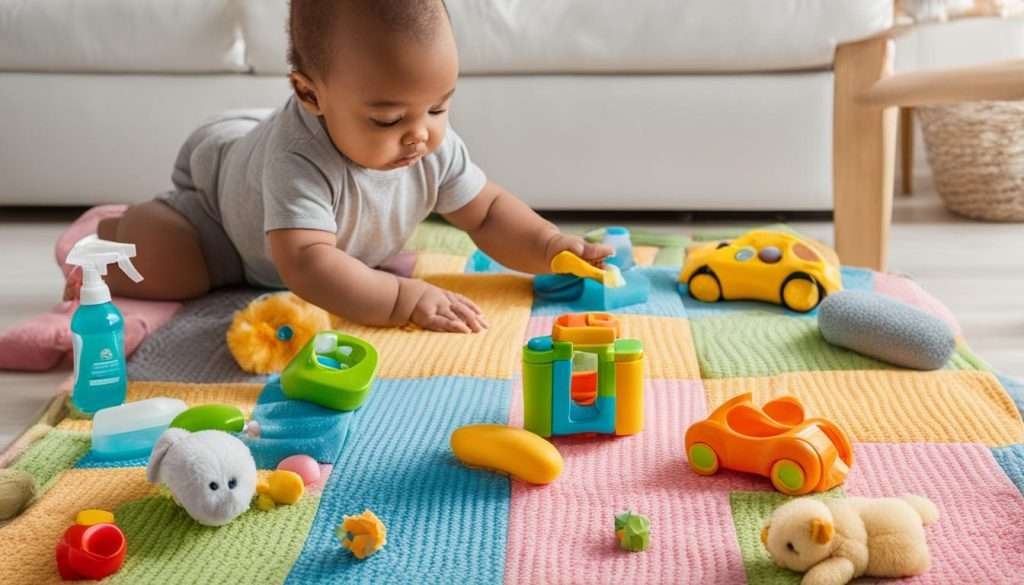 disinfecting baby toys