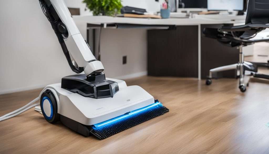 smart technology for efficient cleaning